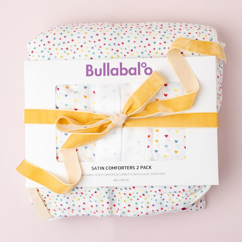 Weighted Blanket + Satin Comforter Set - Rainbow - Bullabaloo