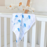 Blue Cloud Satin Muslin Comforter 2 - Pack - Bullabaloo