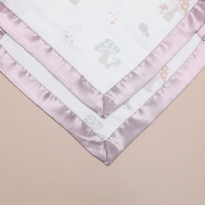 Enchanted Toadstool Satin Comforter 2 - Pack - Soft Mauve Satin - Bullabaloo