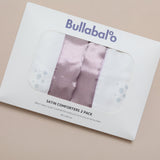 Enchanted Toadstool Satin Comforter 2 - Pack - Soft Mauve Satin - Bullabaloo