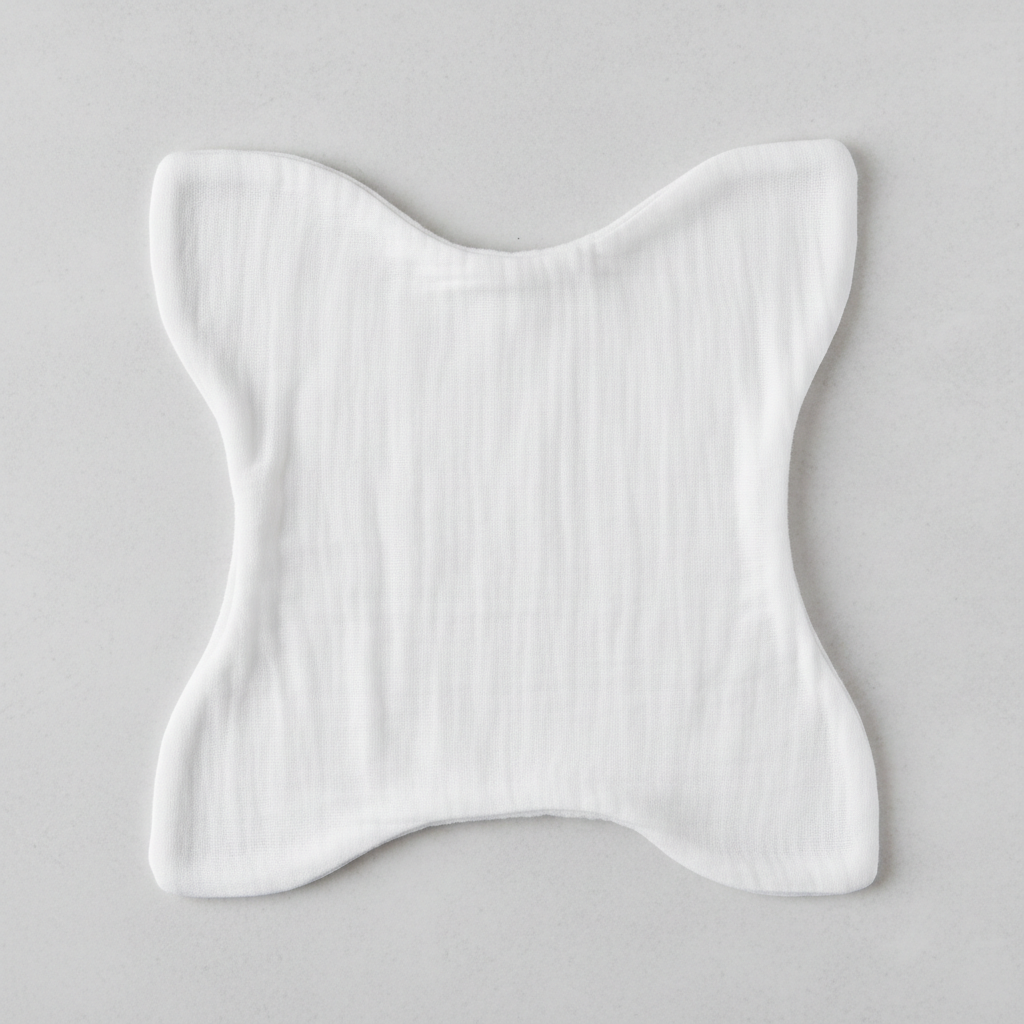 Plain basic muslin comforter