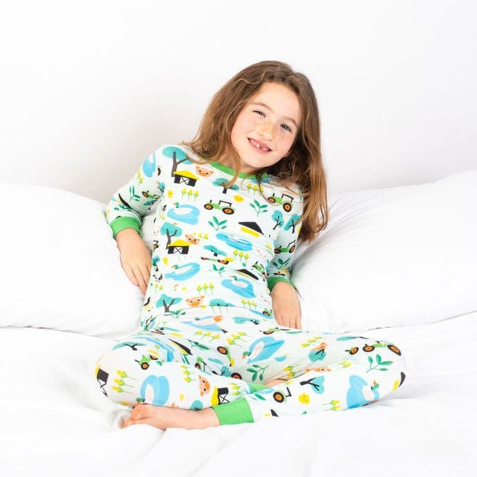 Farm Yard Children's Pyjamas Long Sleeve - Bullabaloo