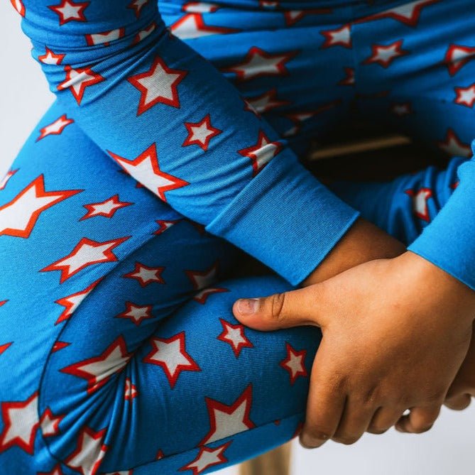 Star Print Children's Pyjamas Long Sleeve - Bullabaloo