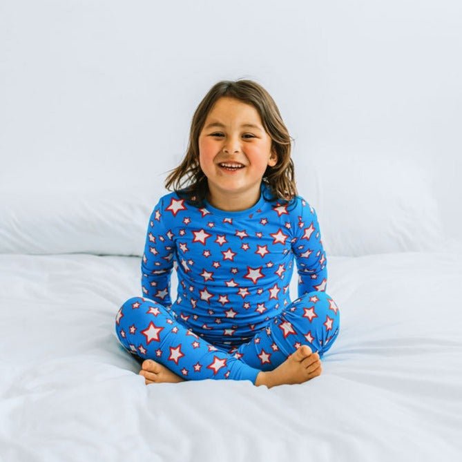 Star Print Children's Pyjamas Long Sleeve - Bullabaloo