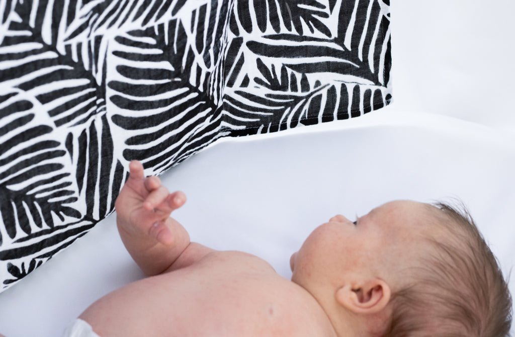 Swaddle Duo - Sensory Animal + Plant Print - Bullabaloo