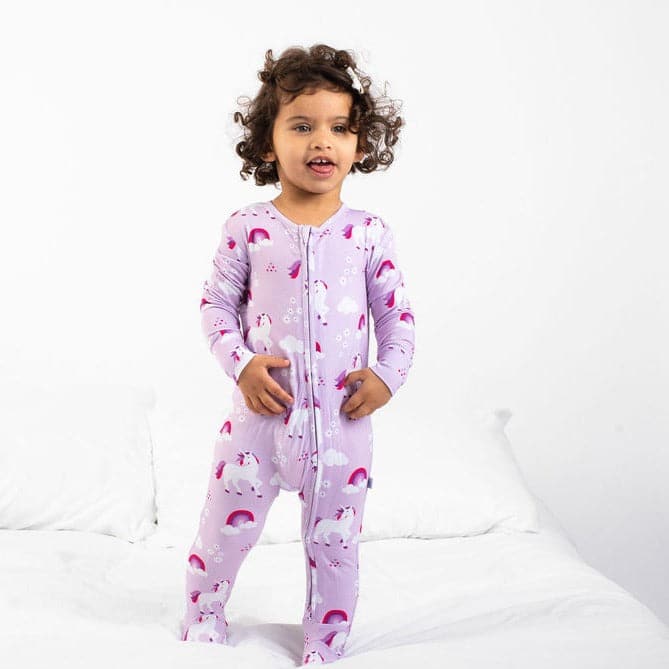 Unicorn Babygrow With Grip Feet - Bullabaloo