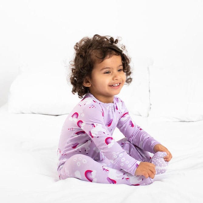 Unicorn Babygrow With Grip Feet - Bullabaloo