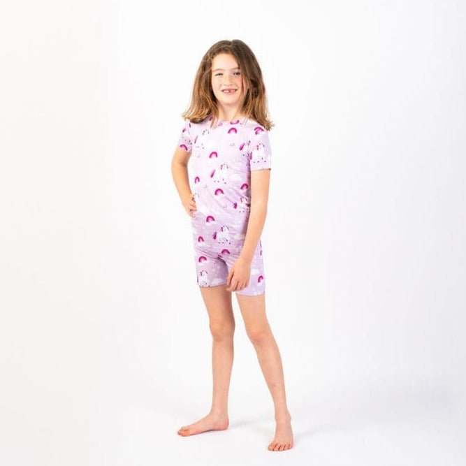 Unicorn Children's Short Sleeve Pyjamas - Bullabaloo